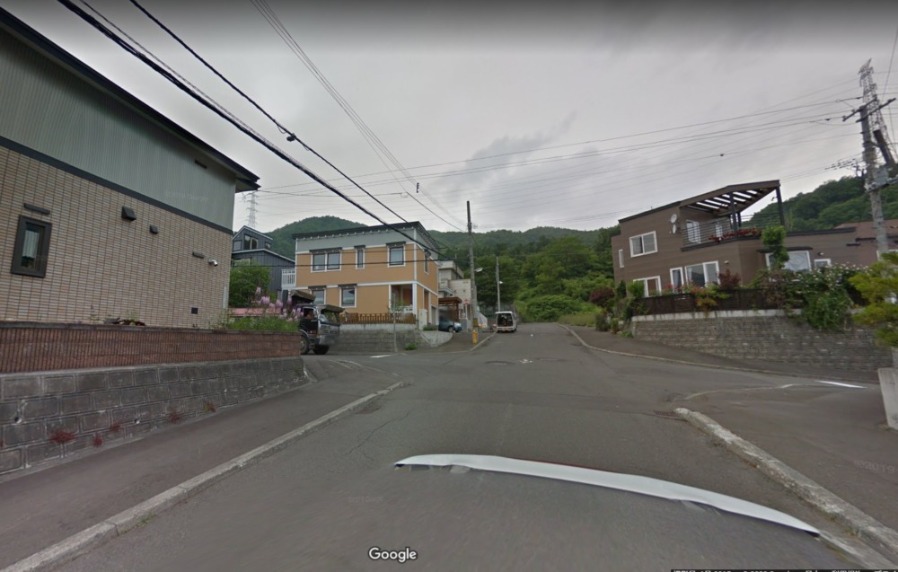金井舷仁(かないげんと)くんが轢かれた北海道札幌市西区西野１１条９丁目の事故現場
